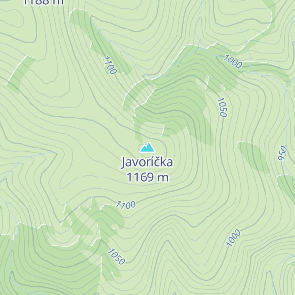 Map of Javoríčka