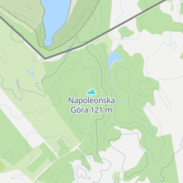 Map of Napoleońska Góra