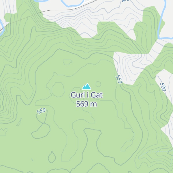 Map of Guri i Gat