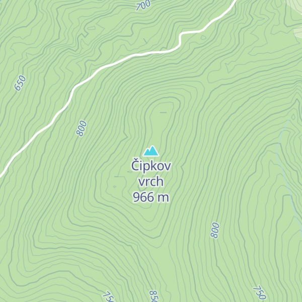 Map of Čipkov vrch