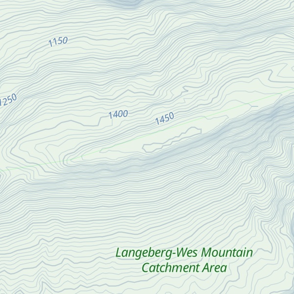 Map of Zuurbraak Mountain