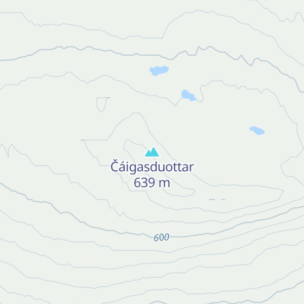 Map of Čáigasduottar