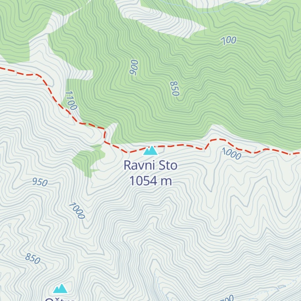 Map of Ravni Sto