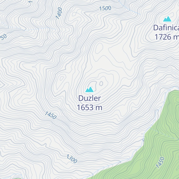 Map of Duzler