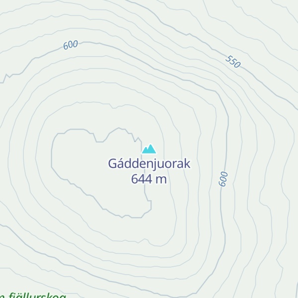 Map of Gáddenjuorak