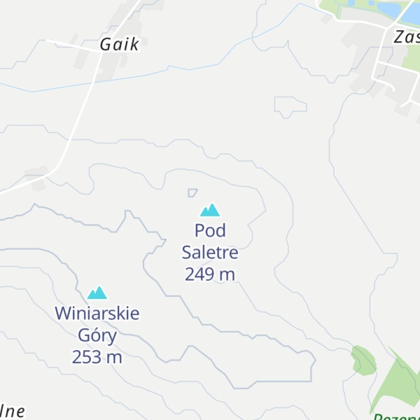 Map of Pod Saletre