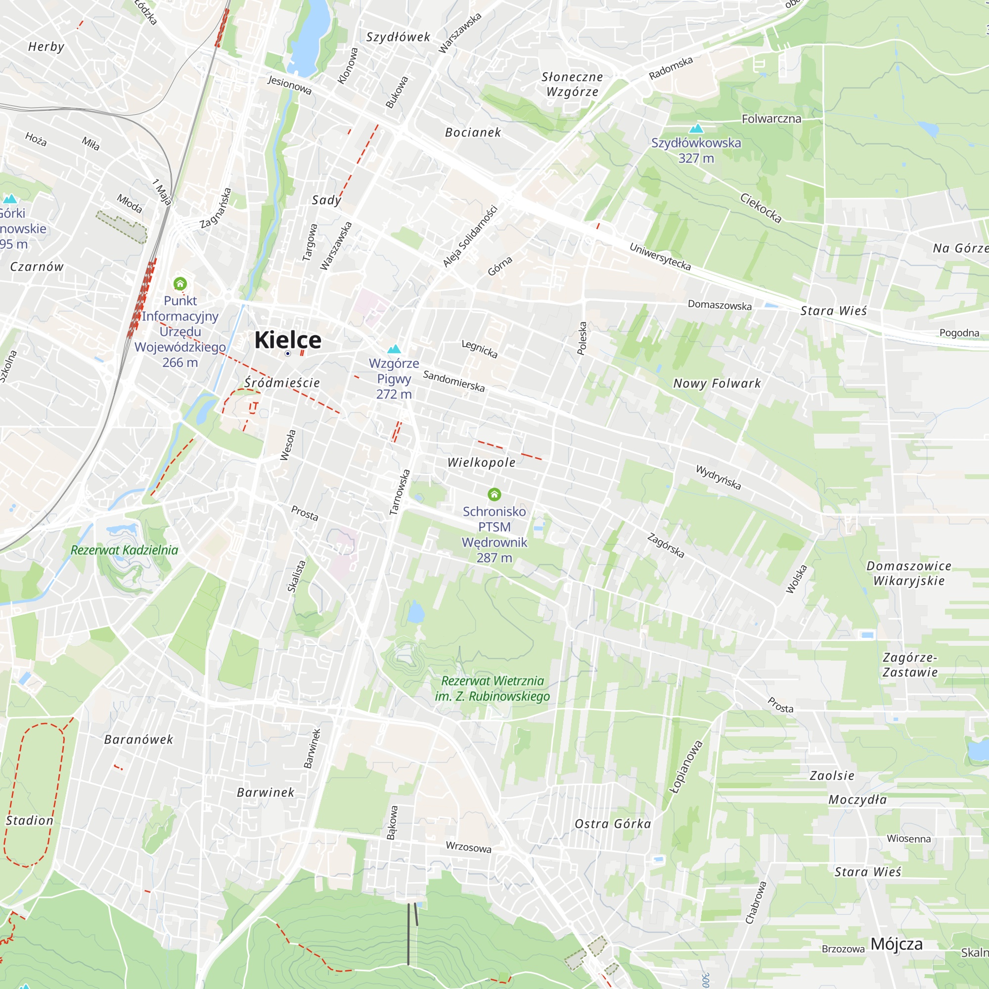 Schronisko PTSM Wędrownik map