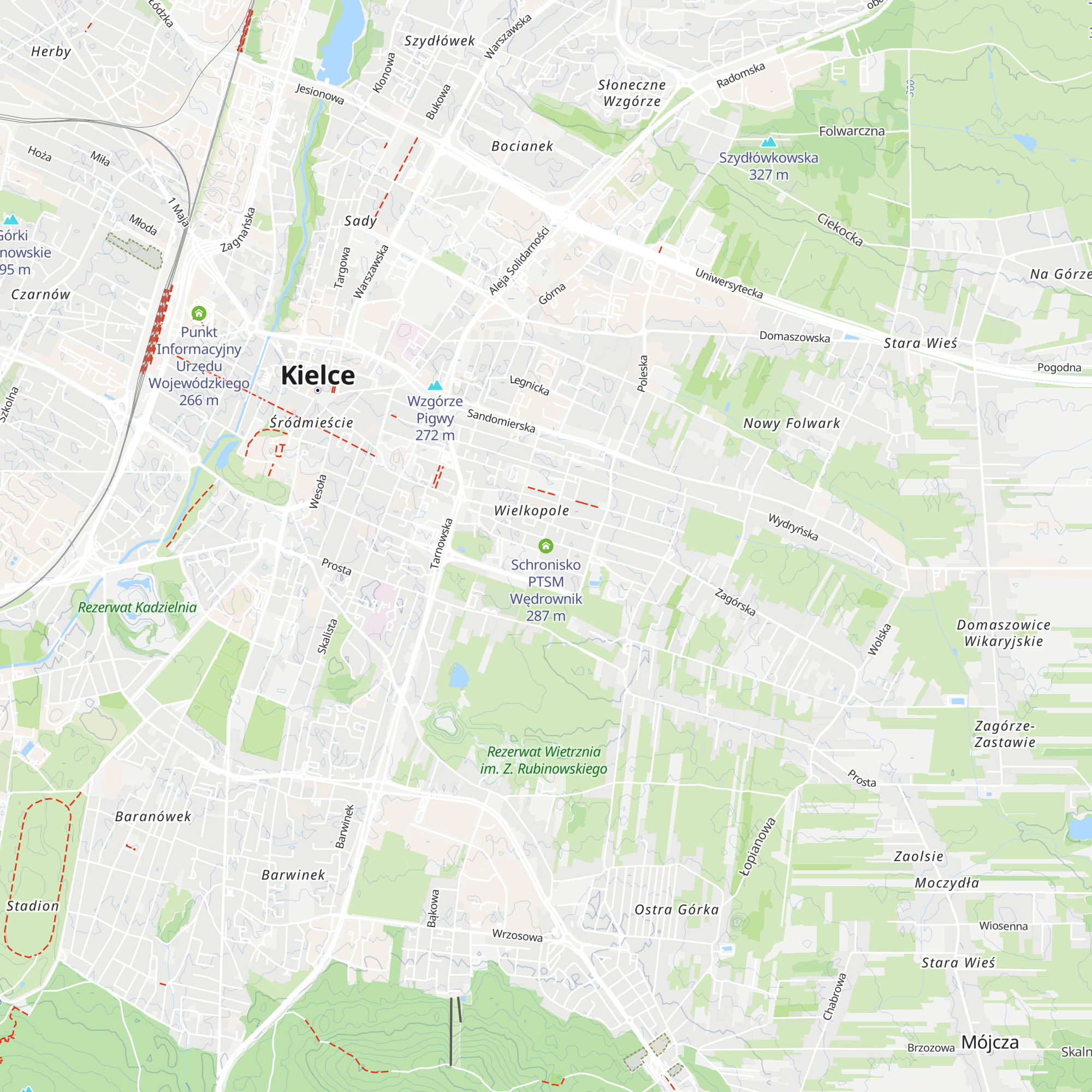 Schronisko PTSM Wędrownik map