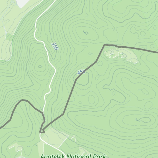 Map of Nižný vrch / Öreg-tető