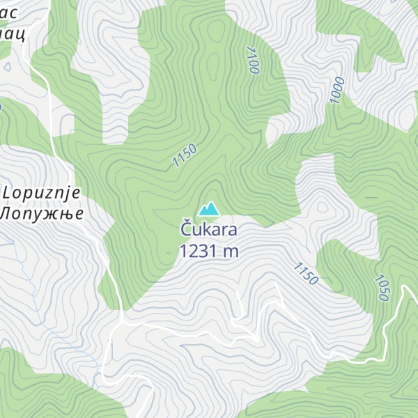 Map of Čukara
