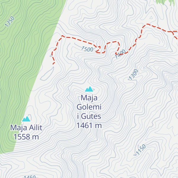 Map of Maja Golemi i Gutes