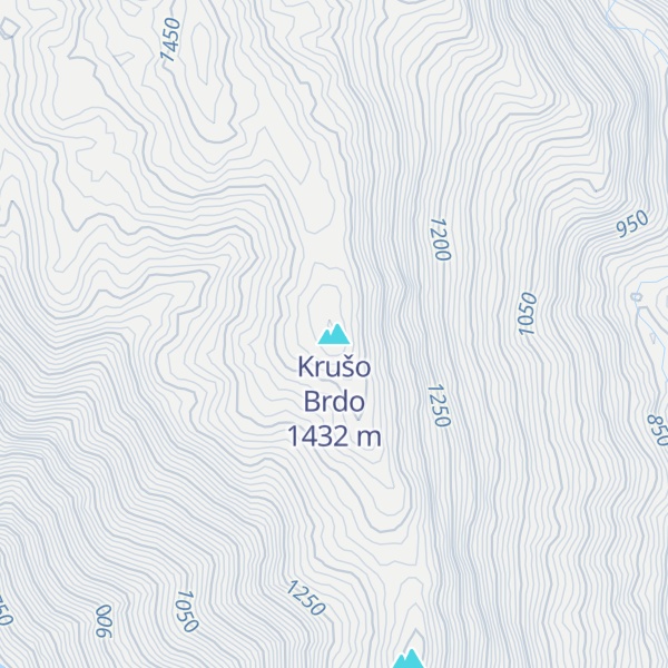 Map of Krušo Brdo