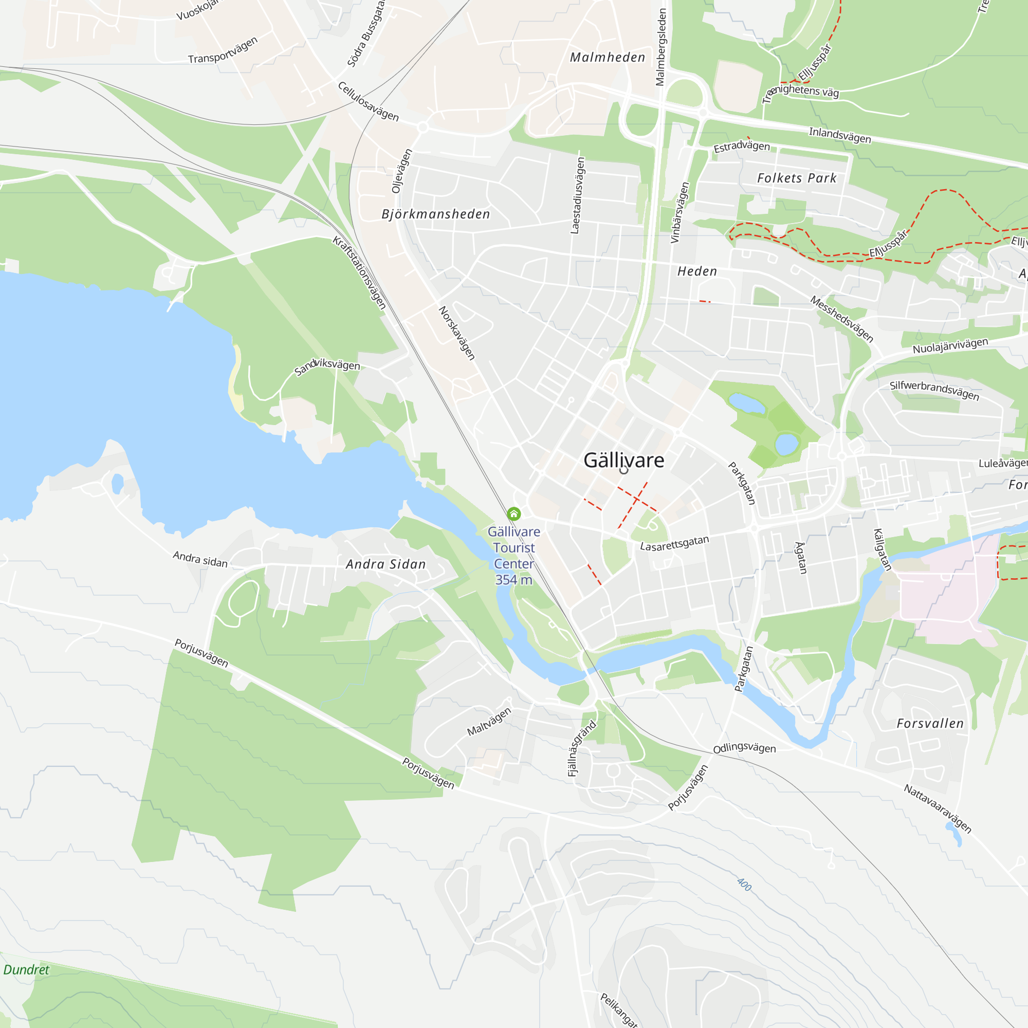 Gällivare Tourist Center map