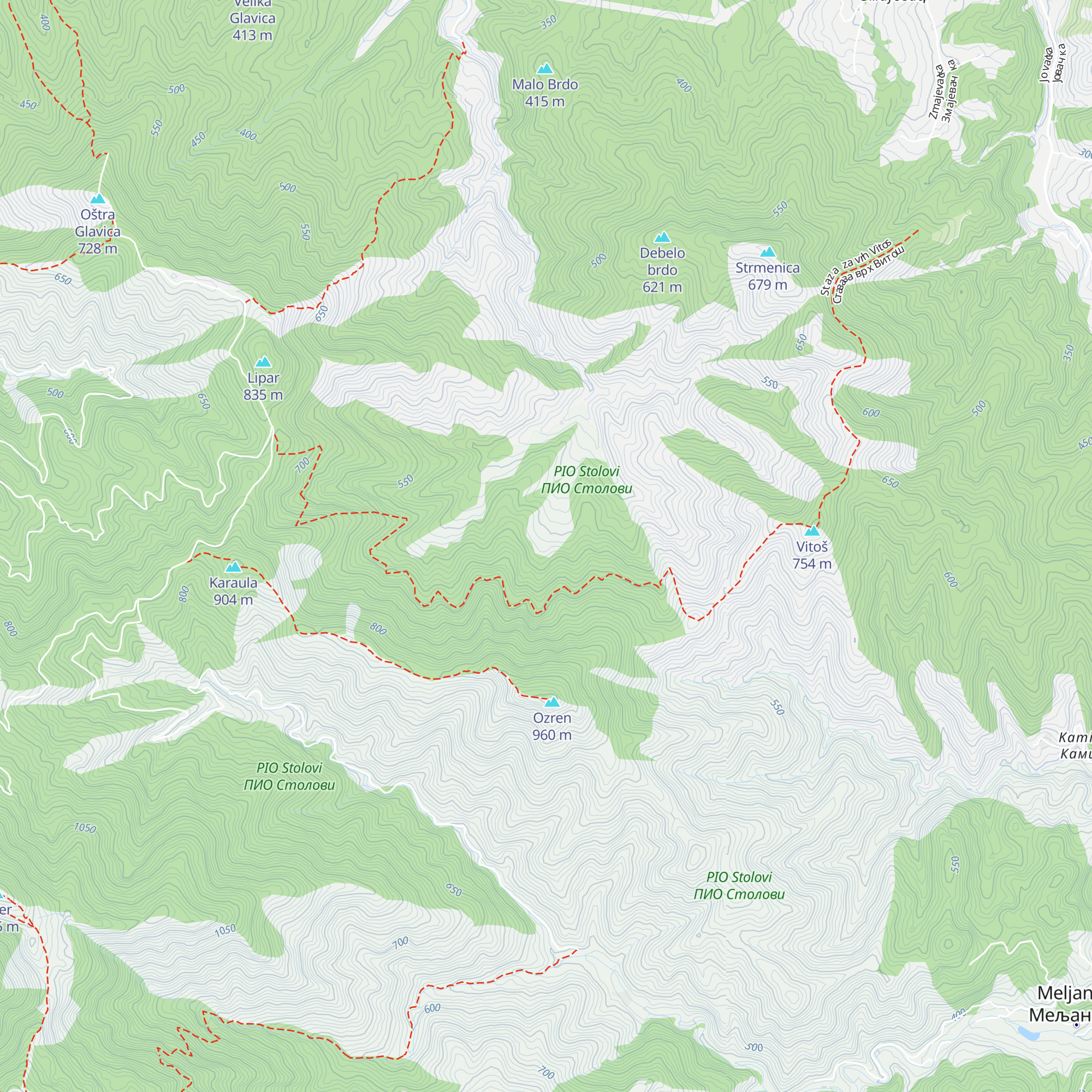 Planinarska kuća „None” map