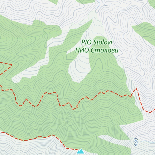Map of Planinarska kuća „None”