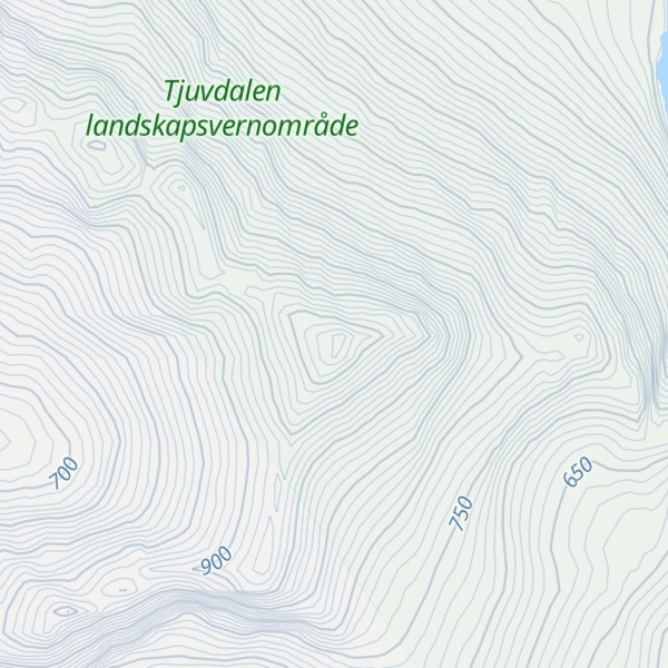 Map of Grunfjordtindan
