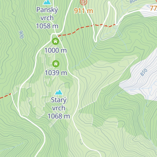 Map of Útulňa SNP Úhorná