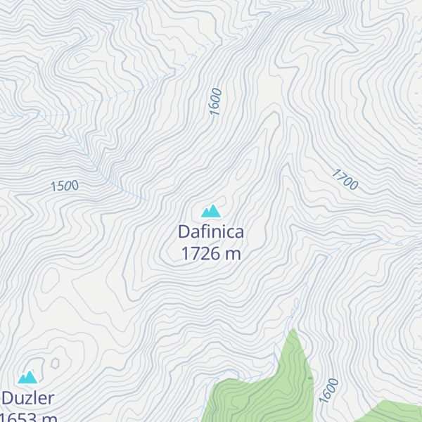 Map of Dafinica