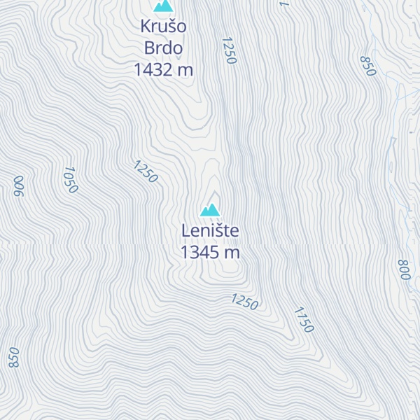Map of Lenište