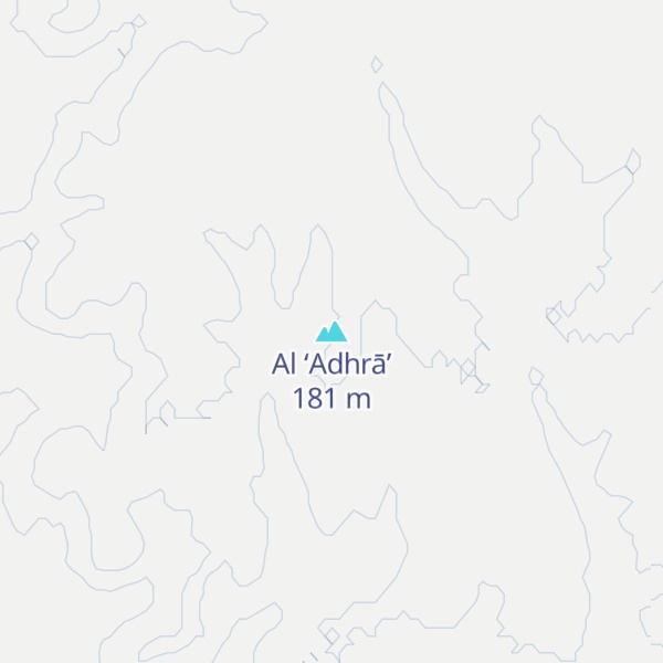 Map of Al ‘Adhrā’