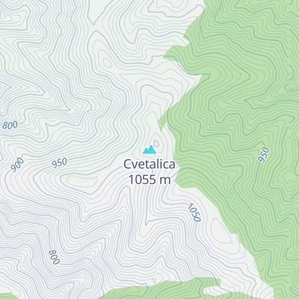 Map of Cvetalica