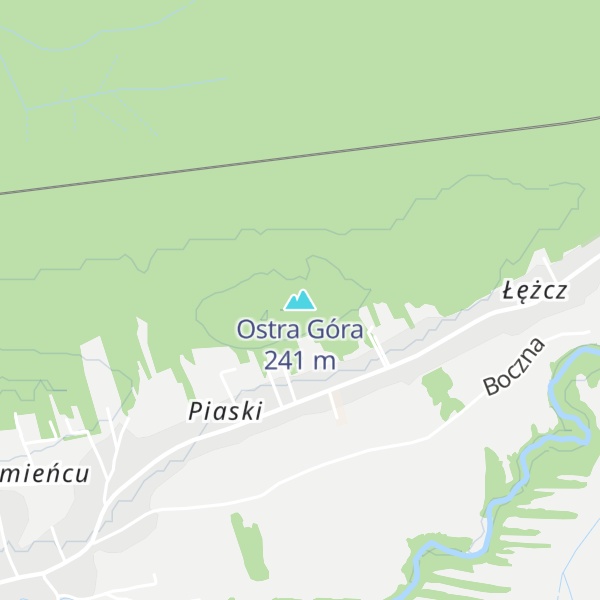 Map of Ostra Góra