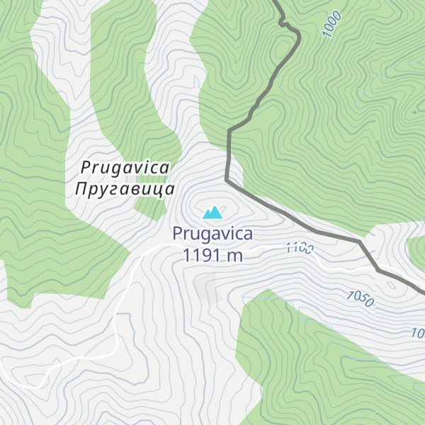 Map of Prugavica