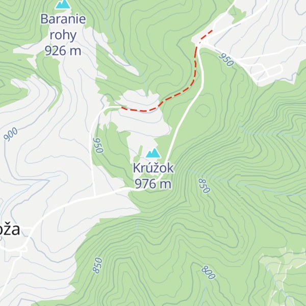 Map of Krúžok