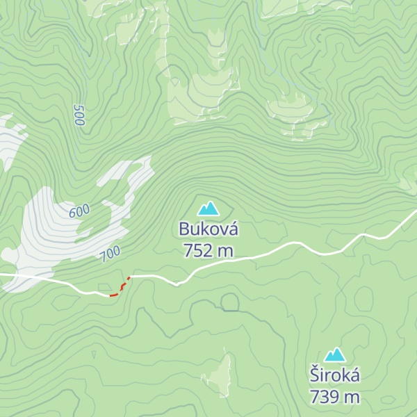 Map of Buková