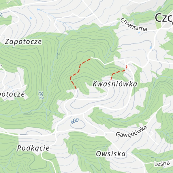 Map of Kwaśniówka