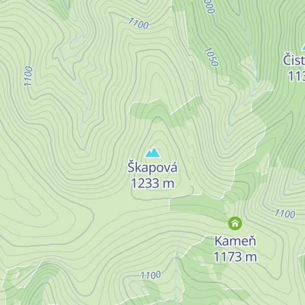 Map of Škapová
