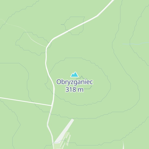 Map of Obryzganiec