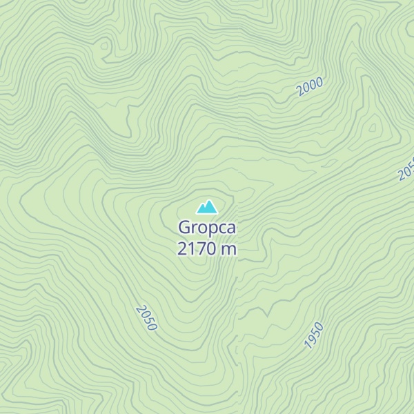 Map of Gropca