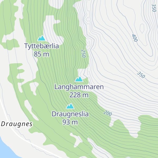 Map of Langhammaren