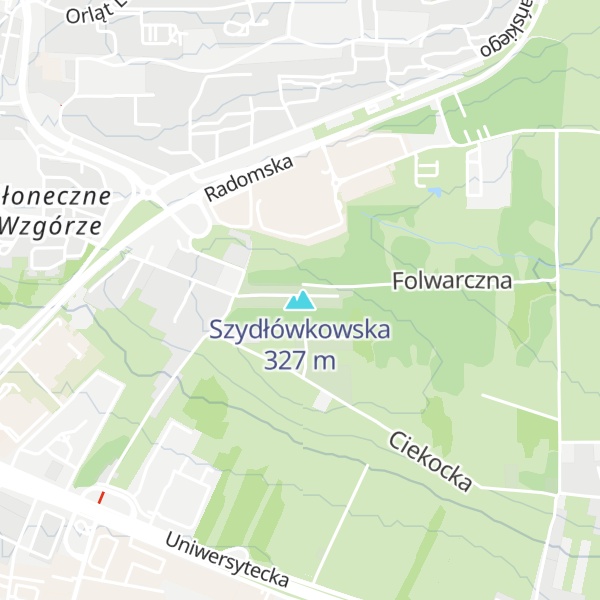 Map of Szydłówkowska