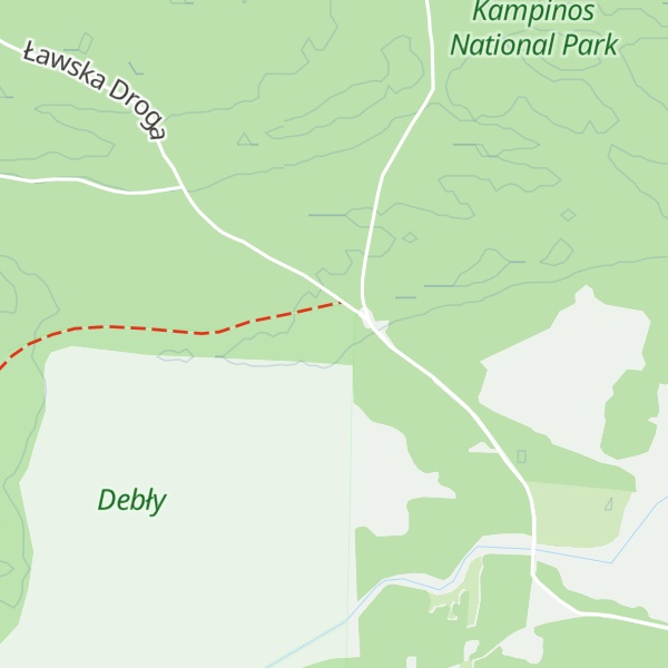 Map of Ławska Góra