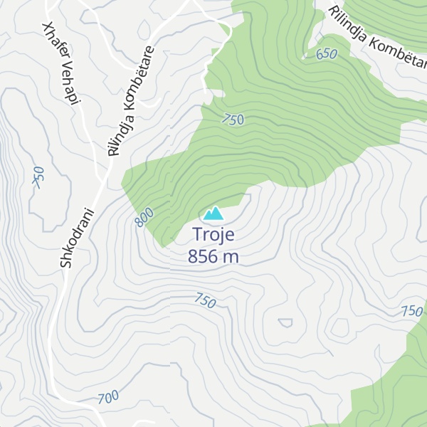 Map of Troje
