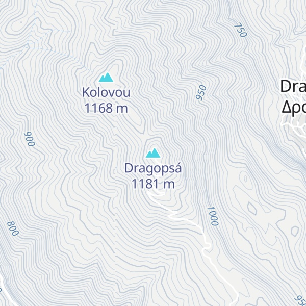 Map of Dragopsá