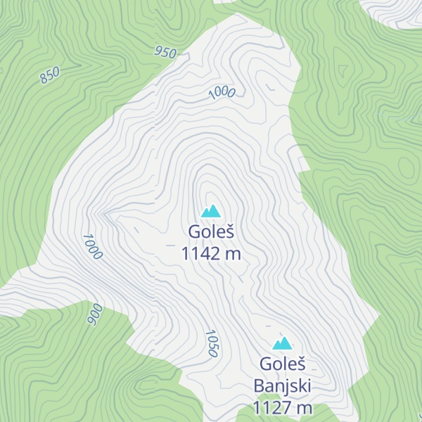 Map of Goleš