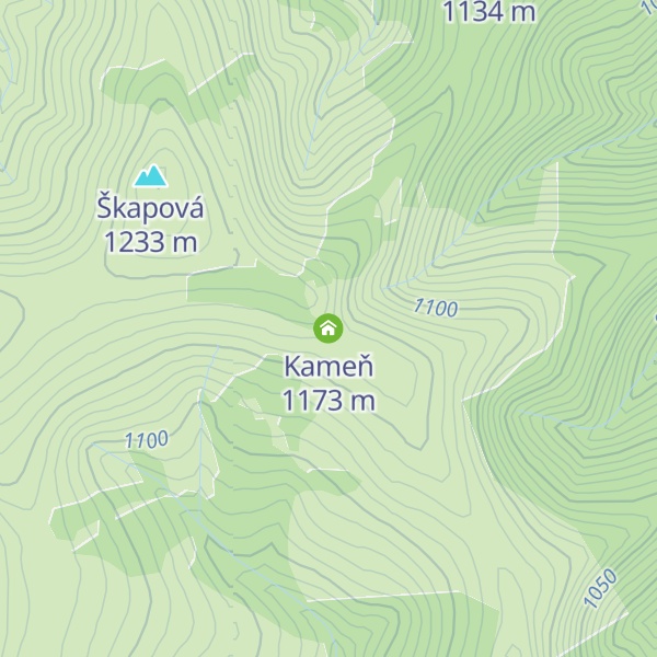 Map of Kameň