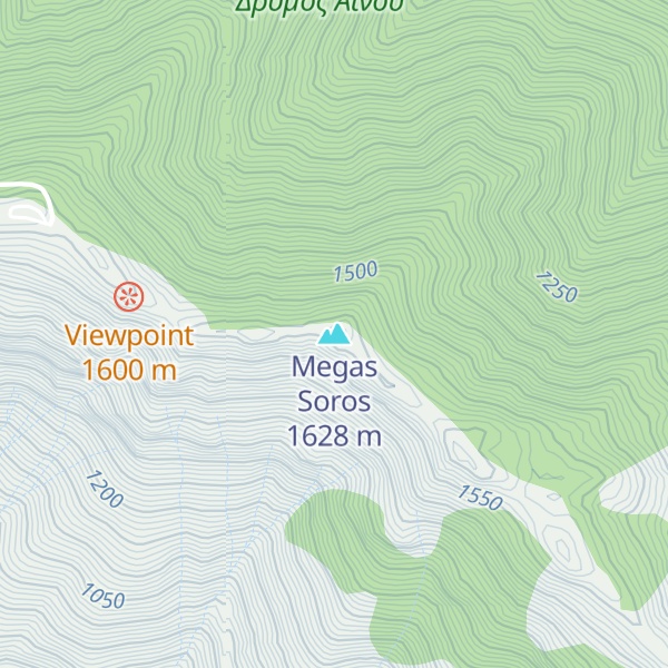 Map of Megas Soros