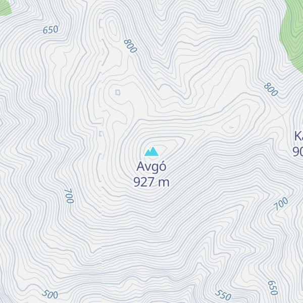 Map of Avgó