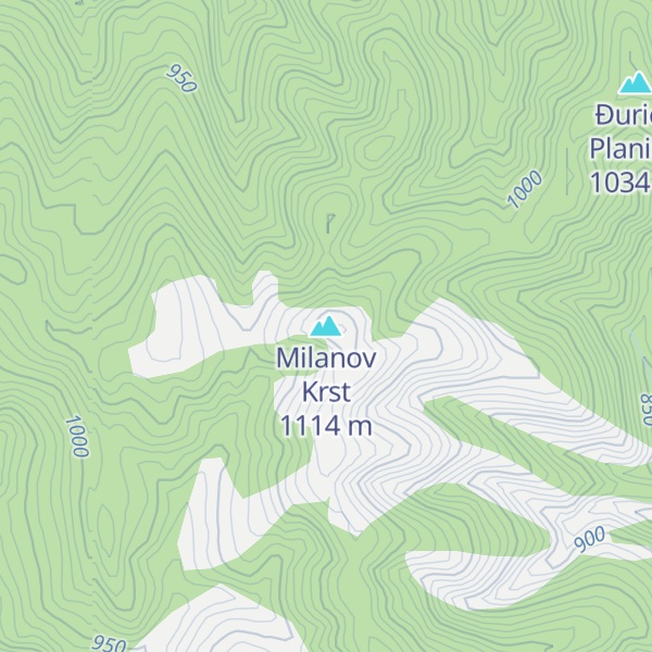 Map of Milanov Krst