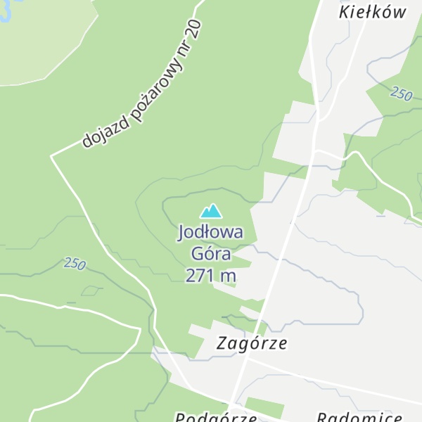 Map of Jodłowa Góra