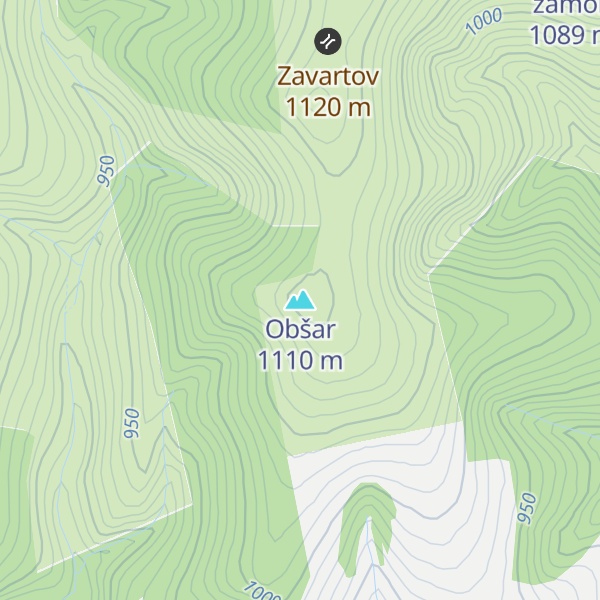 Map of Obšar