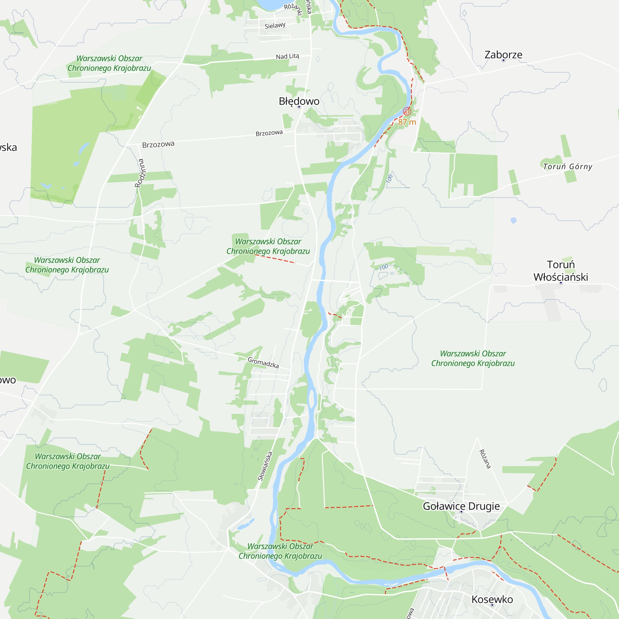 Chata nad Wkrą & BAR KOZA map