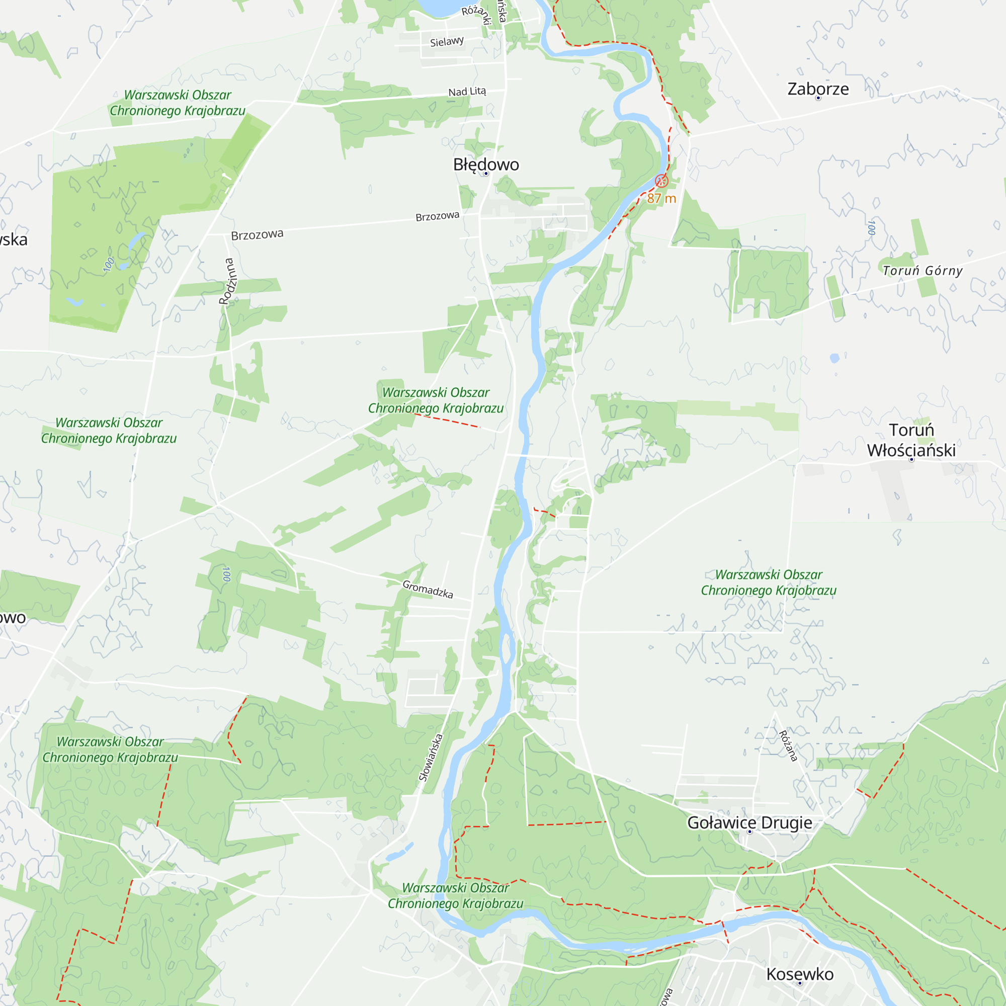 Chata nad Wkrą & BAR KOZA map