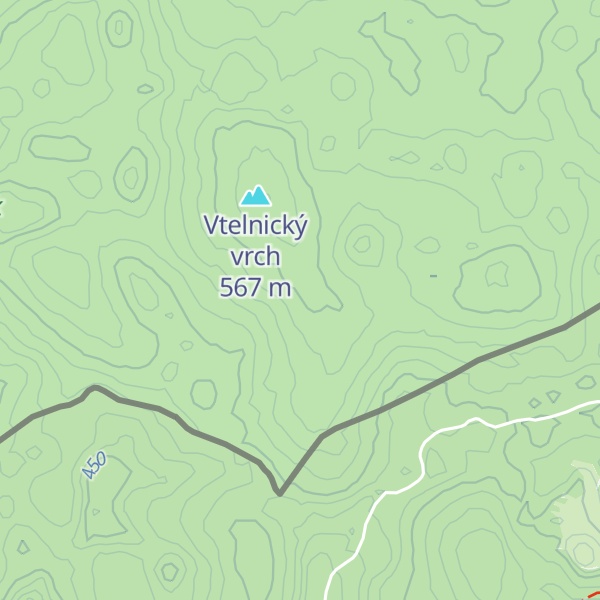 Map of Dlhodolinský vrch