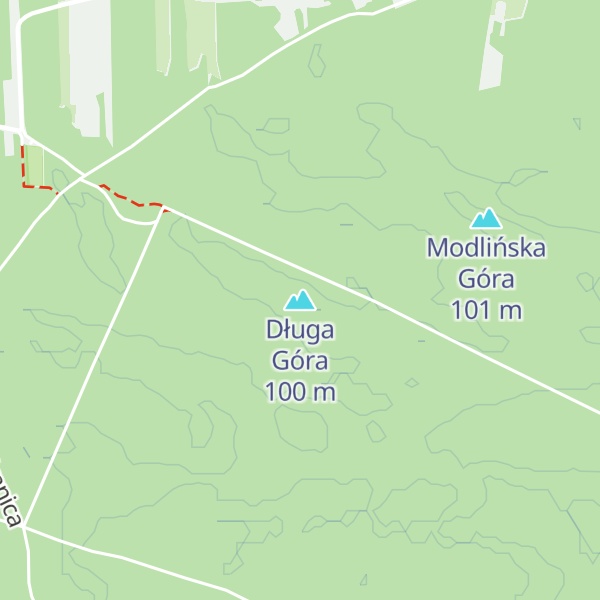 Map of Długa Góra
