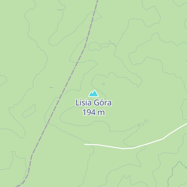 Map of Lisia Góra